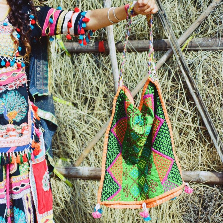 Kalbeliya Bag Lime